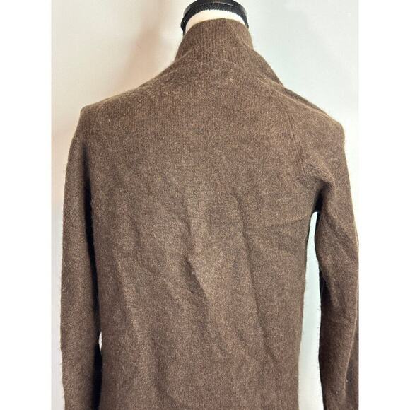 Vince. Heather Brownstone 100% Cashmere Raglan Look  Cardigan Women's XXL - Picture 7 of 11